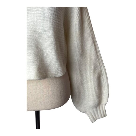 Michael Costello White Cowl Neck Sweater - Picture 8 of 13